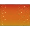 thumbnail image 1 of Ahgly Company Indoor Rectangle Patterned Neon Orange Area Rugs, 2' x 3', 1 of 6