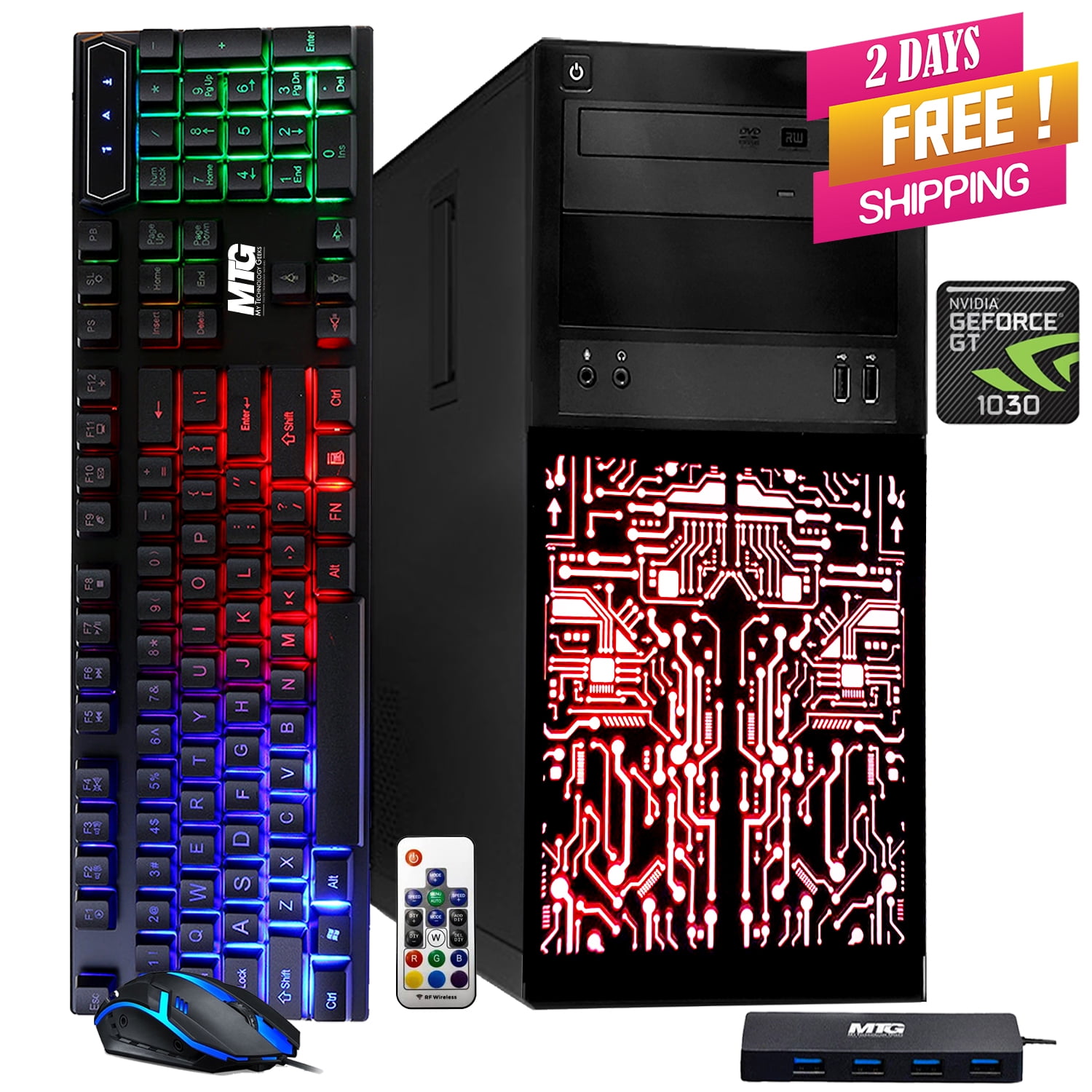 Dell Gaming Desktop PC Intel Core i7 4th Gen Nvidia GT1030 4GB DDR5