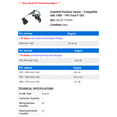 thumbnail image 2 of Camshaft Position Sensor - Compatible with 1988 - 1997 Ford F-350 1989 1990 1991 1992 1993 1994 1995 1996, 2 of 2