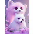 thumbnail image 2 of Cuadros Decorativos Lovely Pink Fox 5D DIY Diamond Painting Kits Full Round Drill Wall Decor (A6170) Tmvgtek embutido en tela, 2 of 8