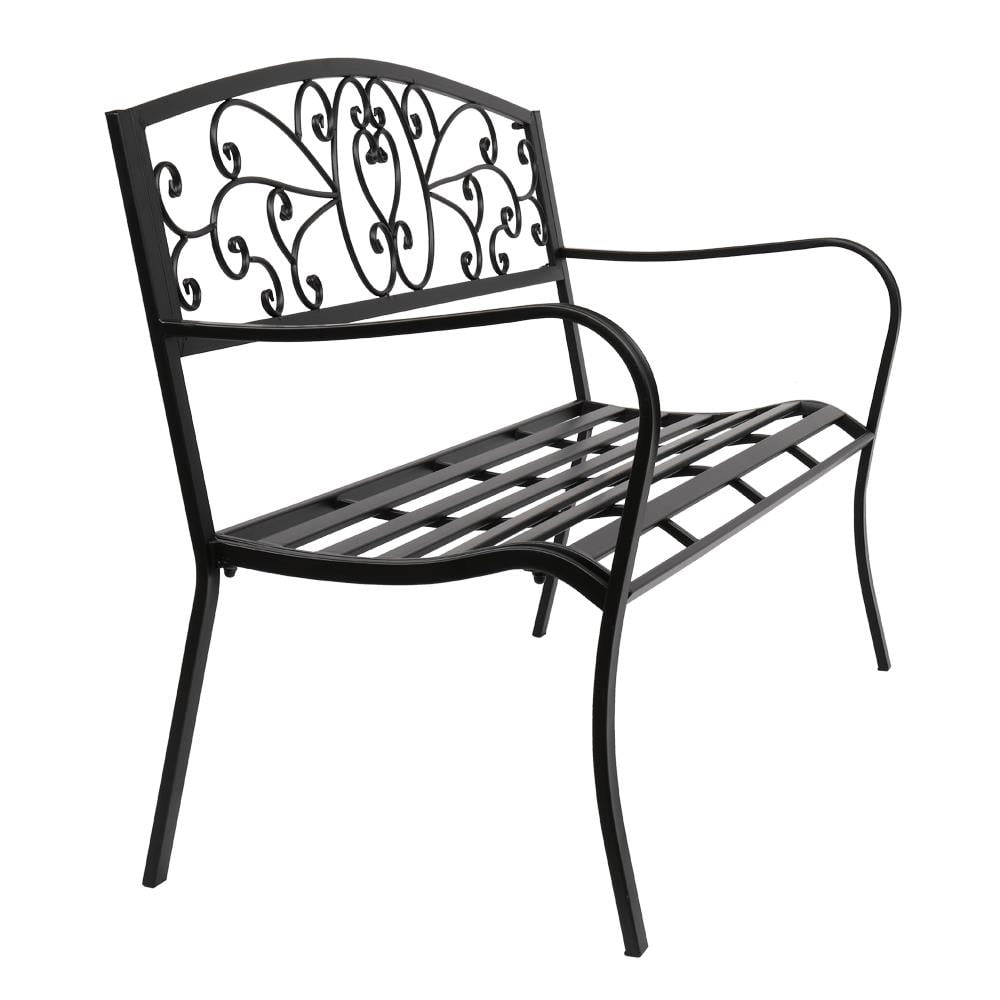 2 Person Patio Furniture 44.5 inch Double Sofa Chair Garden Bench Outdoor 2 Person Patio Furniture 44.5 inch Double Sofa Chair Garden Bench Outdoor