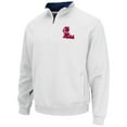 thumbnail image 2 of Men's Colosseum White Ole Miss Rebels Tortugas Team Logo Quarter-Zip Jacket, 2 of 3