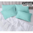 thumbnail image 2 of Fundas de almohada Utopia Bedding estándar de 20 x 26 cm, paquete de 4 unidades, color azul spa, 2 of 7