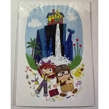Disney Artist UP Stuff We'll Do by Steph Laberis Postcard Wonderground New