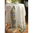thumbnail image 3 of Rectangle Tablecloth Linen Polyester Fabric Decorative Rectangle Floral Printed Pattern Geometry Design Table Cover for Kitchen Dining Tabletop 54" x 72", 3 of 6