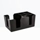 thumbnail image 2 of Multifunction Storage Rack Tissue Straws Holder Plastic Counter Box for KTV Bar Tea Shop (Black), 2 of 4