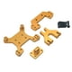 thumbnail image 1 of Soporte amortiguador Bewildely 1/14 para Wltoys 144001 Naranja, 1 of 6