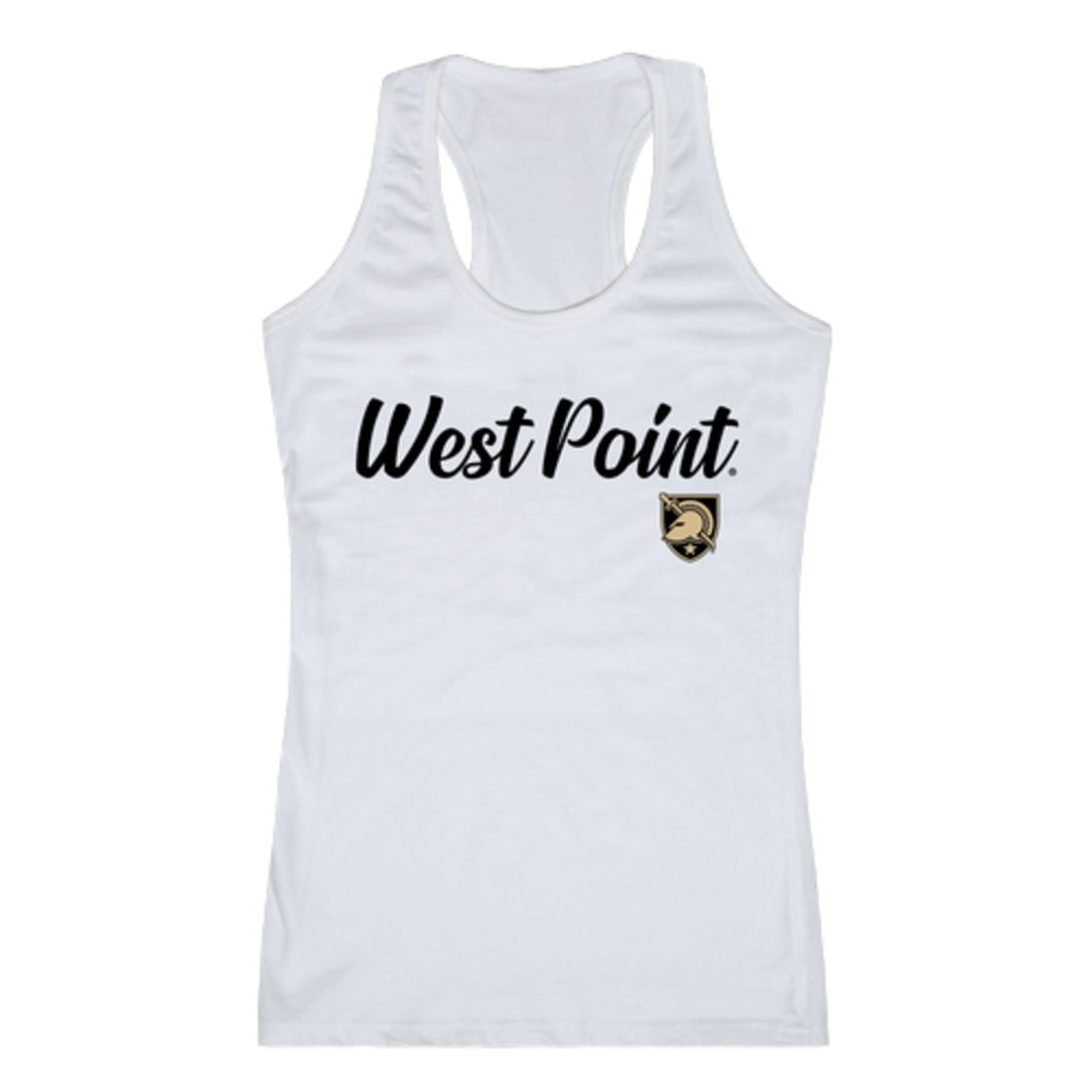 Womens Script Tank Top T-Shirt White 