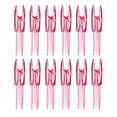 thumbnail image 1 of Uxcell Archery Arrows Nocks, Plastic Insert Arrow Nock Replacement Arrow Tails for Hunting Shooting Compound Recurve Bow Clear Pink, 1 of 7