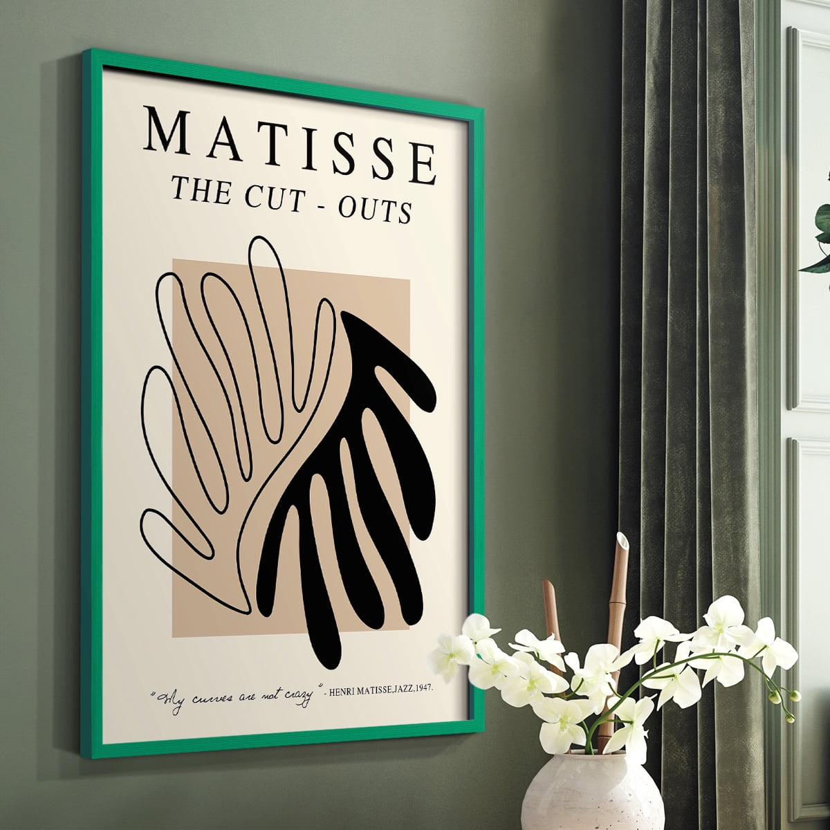 Matisse XCIX Framed Print - Solid Wood