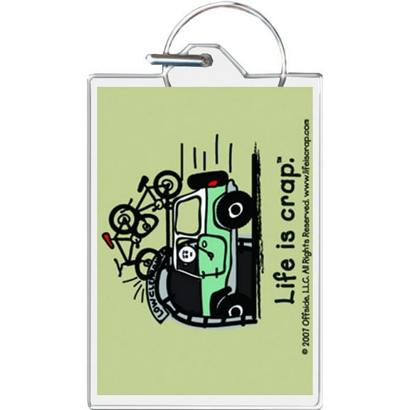 Life Is Crap - Overpass Bike Keychain