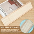 thumbnail image 4 of Miniature Dollhouse Accessories Dollhouse Wallboard Wainscot Interior Paneling Trims Wood Wainscoting for Miniature Houses Small Buildings 17.5x4.7inch Wood, 4 of 6