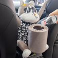 thumbnail image 2 of Tissue Box Car Trash Can Creative Cute Erha Dog Hanging Car Storage Bucket Storage Garbage Bag Car Supplies In The Car, Car Drawer Box Can Be Hung Car, 2 of 5