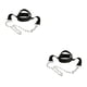 thumbnail image 2 of Wosthever Cabezas de nailon Entrenador de cuello Cabezas seguras Arnés para un entrenamiento eficaz Cabezas Ejercitador de arnés todo negro todo negro 2Conjunto, 2 of 6