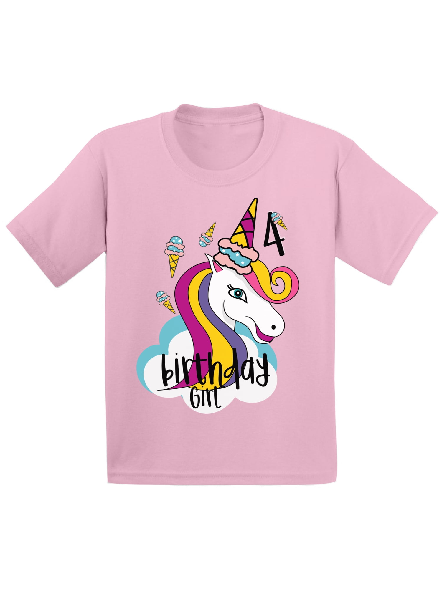 Awkward Styles Birthday Girl Toddler Shirt Unicorn Tshirt for Toddler
