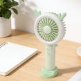 thumbnail image 7 of Tarmeek Handheld Fan, Mini Fan, Portable Fan Cute Deer Design USB Rechargeable with Soft Night Light for Office Travel, Summer Cooling (Light Ring), 7 of 7