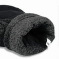 thumbnail image 3 of Winter Gloves 3m Thinsulate Fingerless Convertible Thermal Mittens Windproof Insulated Polar Fleece, 3 of 5