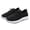Black, variant on Vedolay Platform Sneakers for Women Women's Slip on Loafer Shoes Comfortable Knit Walking Flats Shoes,Black 6.5