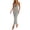 White, variant on Women Summer Dress Halter Neck Striped Sleeveless V Neck Cutout Backless Bodycon Vacation Party Evening Slip Dresses