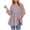Purple-vestidos de otoño para mujer, variant on Aboser Babydoll Shirts for Women Loose Fit Puff Sleeve Tunic Tops Flowy Round Neck T-Shirt Solid Color Fall Outfits Casual Basic Long Tee Shirt Trendy Ruffle Hem Blouses