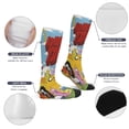 thumbnail image 6 of Adventure Time Jake The Dog Compression Socks For Women And Men Support Knee High Socks For Running Hiking Athletic Nursing, 6 of 7
