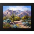 thumbnail image 2 of Johnston, Maxine 24x20 Black Modern Framed Museum Art Print Titled - Catalina Mountain Foothills, 2 of 5