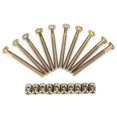 thumbnail image 1 of Lot de 10 boulons de meubles M6 en acier au carbone de 70 mm avec écrous cylindriques de 6 mm et connecteurs de fixation, 1 of 4