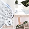 thumbnail image 4 of 4 Pcs Bathroom Sets with Shower Curtain and Rugs, Tractor Construction Farm Car, Bathroom Decor Kids Happy Green Blue Shower Curtain Sets for Bathroom Decor, 4 of 4