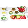thumbnail image 3 of HLONKTea Party Set  Children Pretend Play Toy Children‘s Home Simulation Tea Set  Tin Teapot  Tea Cup  Toy  Portable Gift Box Set B, 3 of 3
