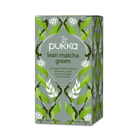 Pukka Herbs Organic Lean Matcha Green Tea Bags, 20 (Best Way To Learn Organic Chemistry)