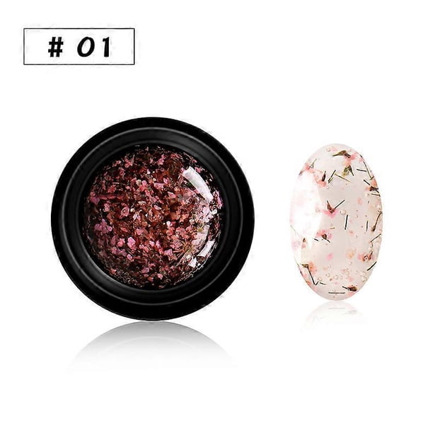 Dried Flower Nail Gel Polish UV LED Gel Nail Polish Not Damage Harmless Nails for Nail Art Design