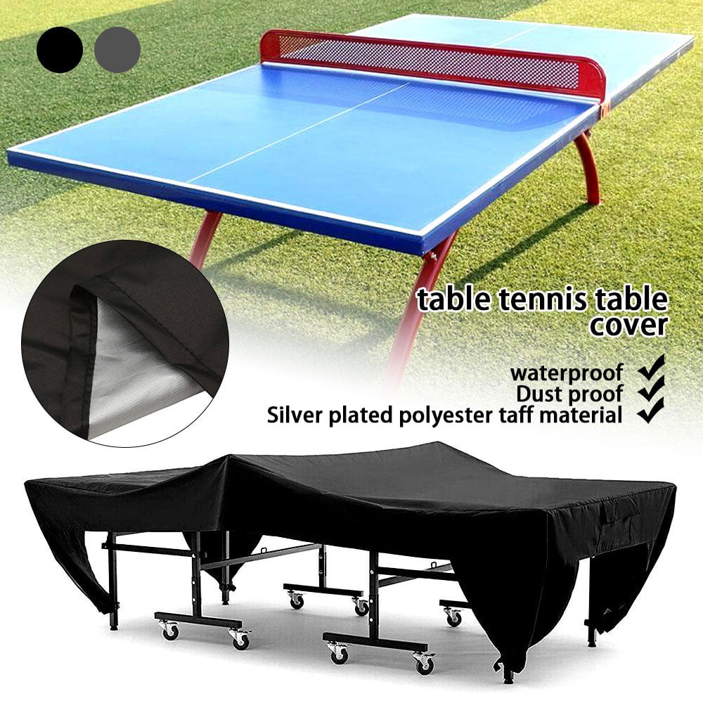 Table Tennis Cover Waterproof 420D Heavy Duty Weatherproof Outdoor Ping Pong 