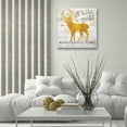 thumbnail image 5 of Epic Art 'It's the Most Wonderful Time Deer' by Cindy Jacobs, Acrylic Glass Wall Art, 24"x24", 5 of 5