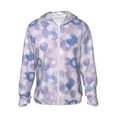 thumbnail image 1 of Fotbe Winter With Snowflakes Chaqueta con Protección Solar UPF 50+ para Hombre y Mujer, Camisa con Capucha y Bolsillos-Medium, 1 of 6