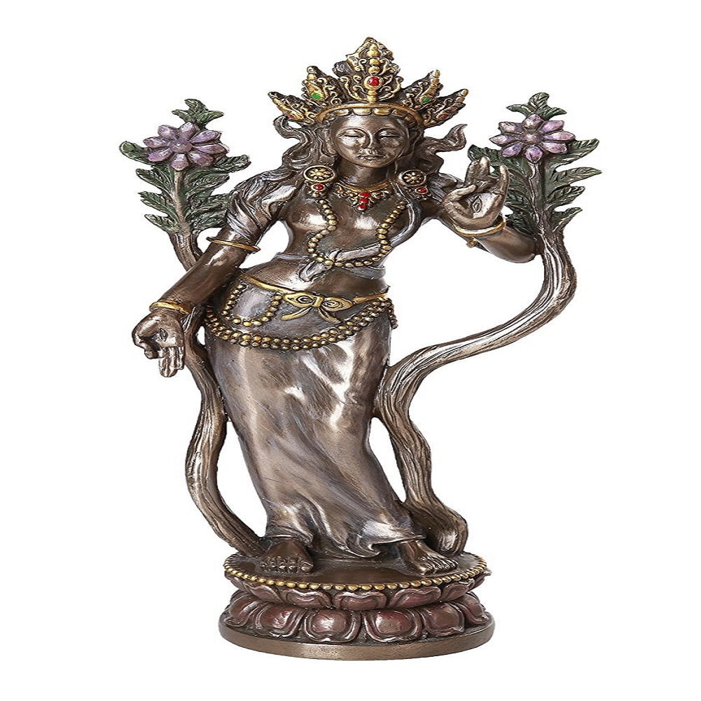 Tara Goddess Female Bodhisattva Statue Figurine Buddhism Buddhist 8.25 ...