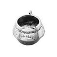 thumbnail image 2 of Rhodium Plated 925 Sterling Silver 3D Western Pottery Charm, 2 of 5