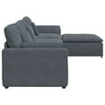 thumbnail image 6 of vidaXL Modular Sofa Dark grey Velvet (100% polyester) Oversized Modular, 6 of 6
