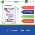 thumbnail image 3 of Gift For Mom Coffee Mug Cute Mother’s Day Mamasaurus Birthday Present Idea For Her Favorite Son Daughter Dinosaur Custom Mug Handmade, Ceramic Novelty Coffee Mugs 11oz, 15oz Mug, Tea Cup, 3 of 4