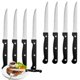 thumbnail image 1 of Juego de cuchillos para carne WISKEMA 8 piezas de acero inoxidable con alto contenido de carbono, 1 of 7