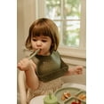 thumbnail image 4 of Silicone Baby Bibs - Waterproof and Adjustable Feeding Bib - Easy to Clean Material - Food Grade Silicone - Perfect for Boys and Girls - Flamingo, Olive, 4 of 6