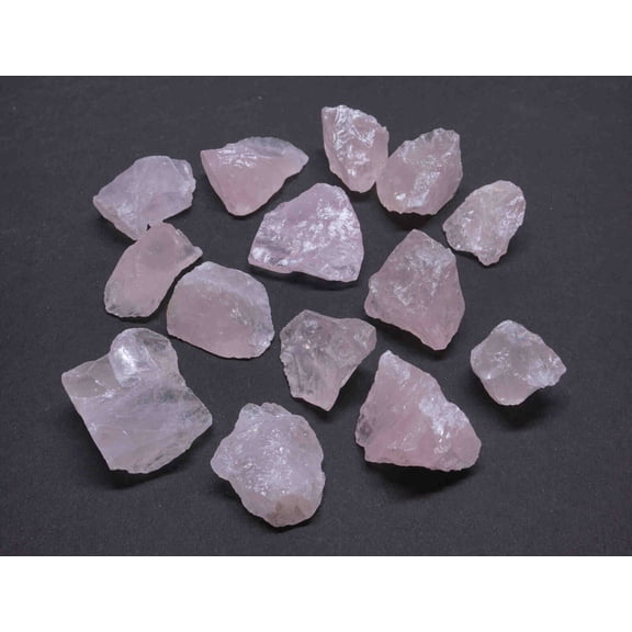 Rose Quartz 1/4 Lb Box Natural Pink Crystal Chunks Wholesale Raw Gemstones