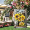 thumbnail image 6 of Welcome Garden Flag 12x18 Double Sided,Sunflower Yard Flags Garden Outside Decor,Spring Summer Small Garden Flags Decorations for Home Holiday Outdoor, 6 of 6