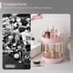thumbnail image 4 of Organizador de maquillaje Aveniee 360, giratorio, 2 niveles, para Vanity Pink, 4 of 5