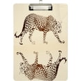 thumbnail image 2 of FMSHPON Art Leopard Yellow Clipboard Hardboard Wood Nursing Clip Board and Pull for Standard A4 Letter 13x9 inches, 2 of 7