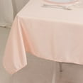 thumbnail image 4 of BalsaCircle 54"x 54" Blush Square Lamour Satin Tablecloth Table Covers Reception Catering Dining Table Linens, 4 of 7