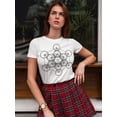 thumbnail image 2 of Metatron Cube. Geometric Art T-Shirt Women -Image by Shutterstock, Female XX-Large, 2 of 4