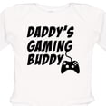 thumbnail image 4 of Inktastic Daddy's Gaming Buddy with Controller Boys or Girls Long Sleeve Baby Bodysuit, 4 of 5