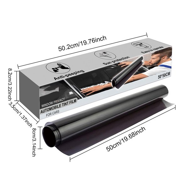 Car Privacy Sun Visor Strip Tint Film Front Windshield Shade Diy Decal Banner Mingyiq