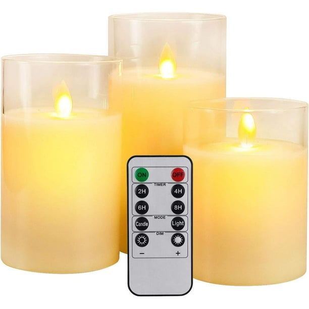 Flickering Led Flameless Candles, Indoor Battery Operated Moving Wick