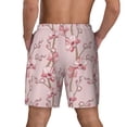 thumbnail image 2 of Lsque Mens Swim Trunks Orchids Flowers Pattern - Bathing Suit Compression Liner - Beach Swim Shorts Swimwear - (S-3XL) - Stretch Quick Dry -XX-Large, 2 of 9